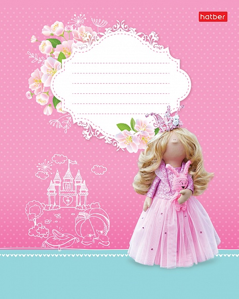 Тетрадь 12л. клетка Куколки 12Т5блВ1 - миниатюра 3