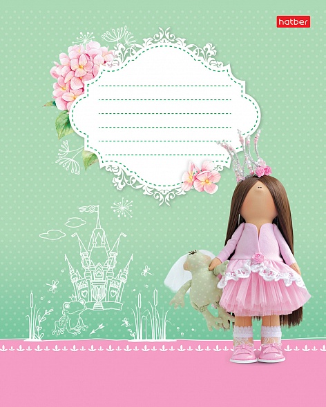 Тетрадь 12л. клетка Куколки 12Т5блВ1 - миниатюра 4