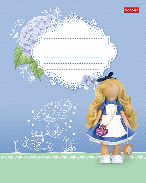 Тетрадь 12л. клетка Куколки 12Т5блВ1 - миниатюра 5