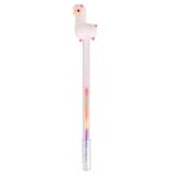  Ручка гелевая разноцв. с топпером Ламы и кактус (12) - фото 1