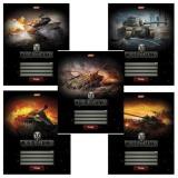 Тетрадь 12л. кл. Танки Hatber - фото 1