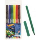 Фломастеры 6цв. Hot Wheels - фото 1