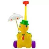 Каталка Черепашка Тортила с ручкой Полесье - миниатюра 2