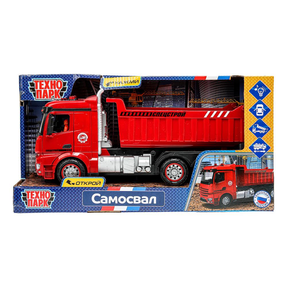 Машина инерционная ТЕХНОПАРК Самосвал свет, звук - фото 1