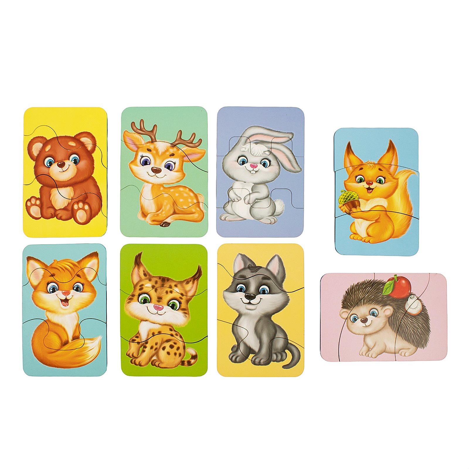 Пазл деревянный Лесные жители 24 эл. ДК - миниатюра 2