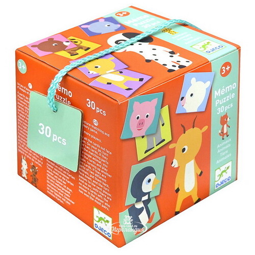 Настольная игра Мемо Животные DJECO - фото 1
