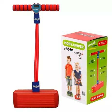 Тренажер для прыжков красн. (свет, звук, счетчик) - фото 1