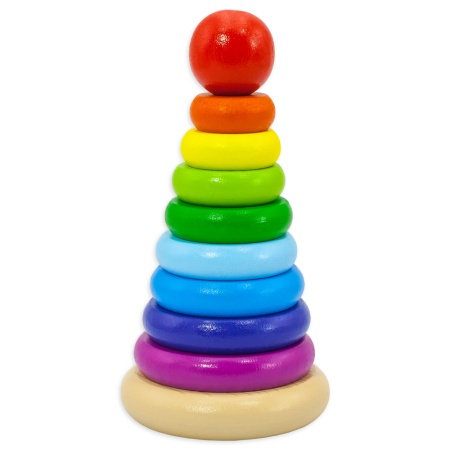 Пирамидка деревянная - фото 1