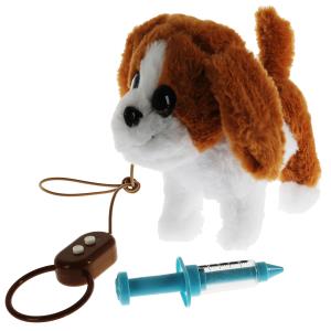 Щенок интерактивный Томми 22см ходит,говорит,реагирует на шприц - фото 1