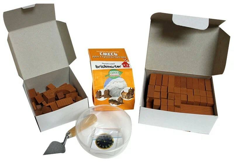 Конструктор из кирпичиков Кремль 136дет. БрикМастер - миниатюра 3