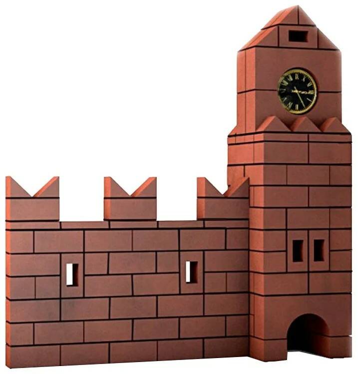 Конструктор из кирпичиков Кремль 136дет. БрикМастер - фото 1