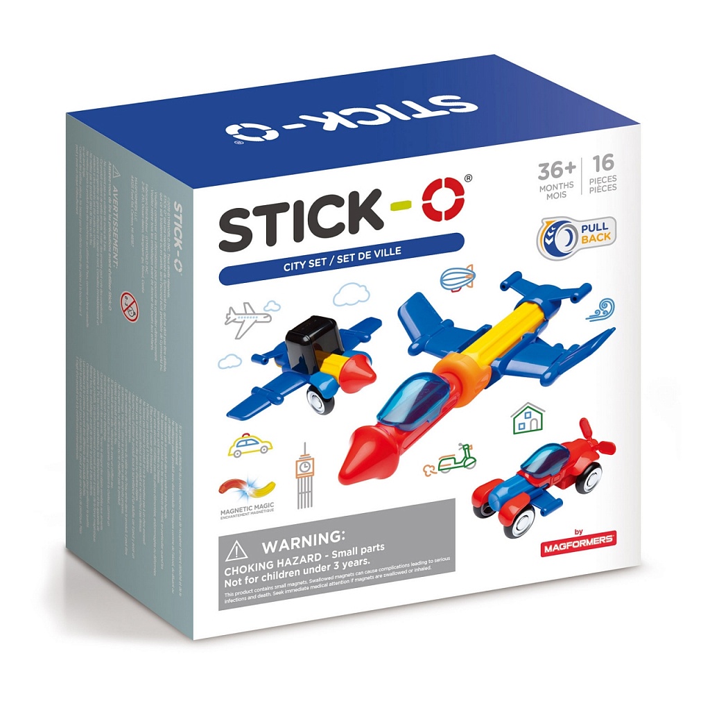 Конструктор магнитный Stick-O City Set - миниатюра 2