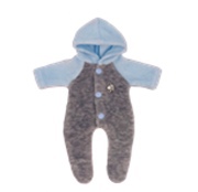 Одежда для кукол 19см Комбинезон Плюшка голуб. А01 С01 - фото 1
