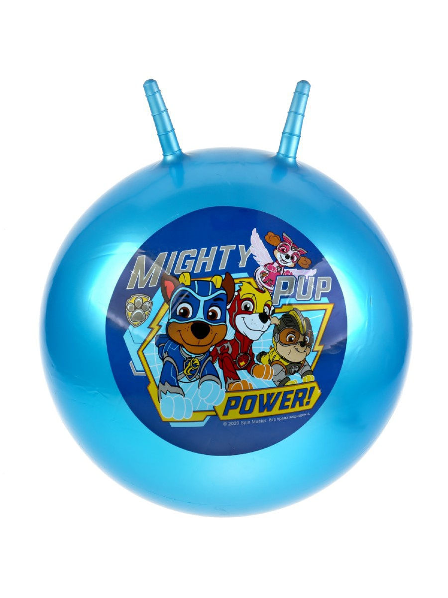 Мяч прыгун с рожками Щенячий патруль 55см в/к - фото 1