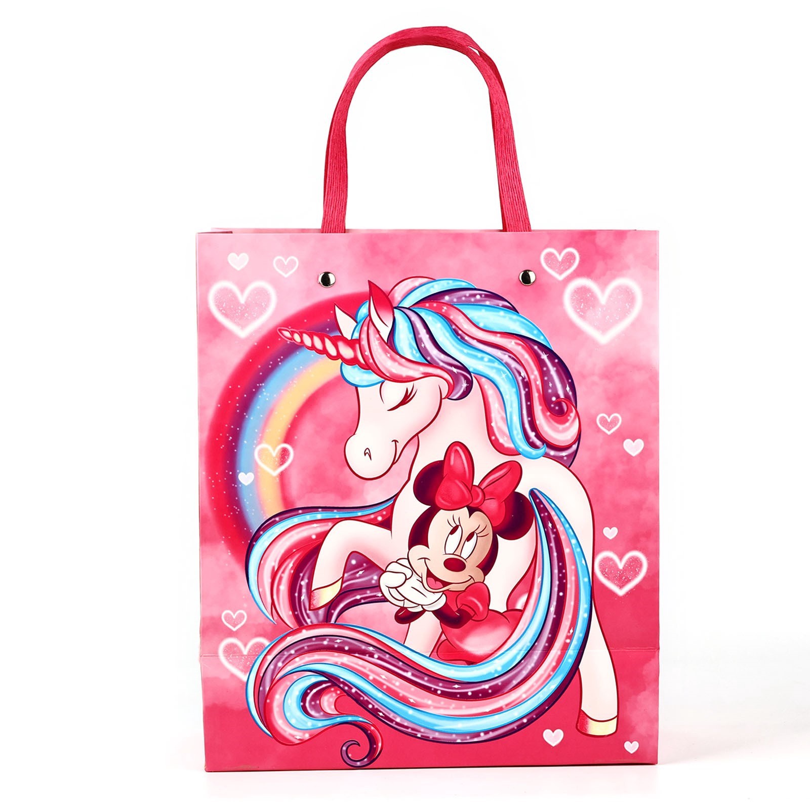 Пакет подарочный Единорог Минни Маус 23*27 - фото 1