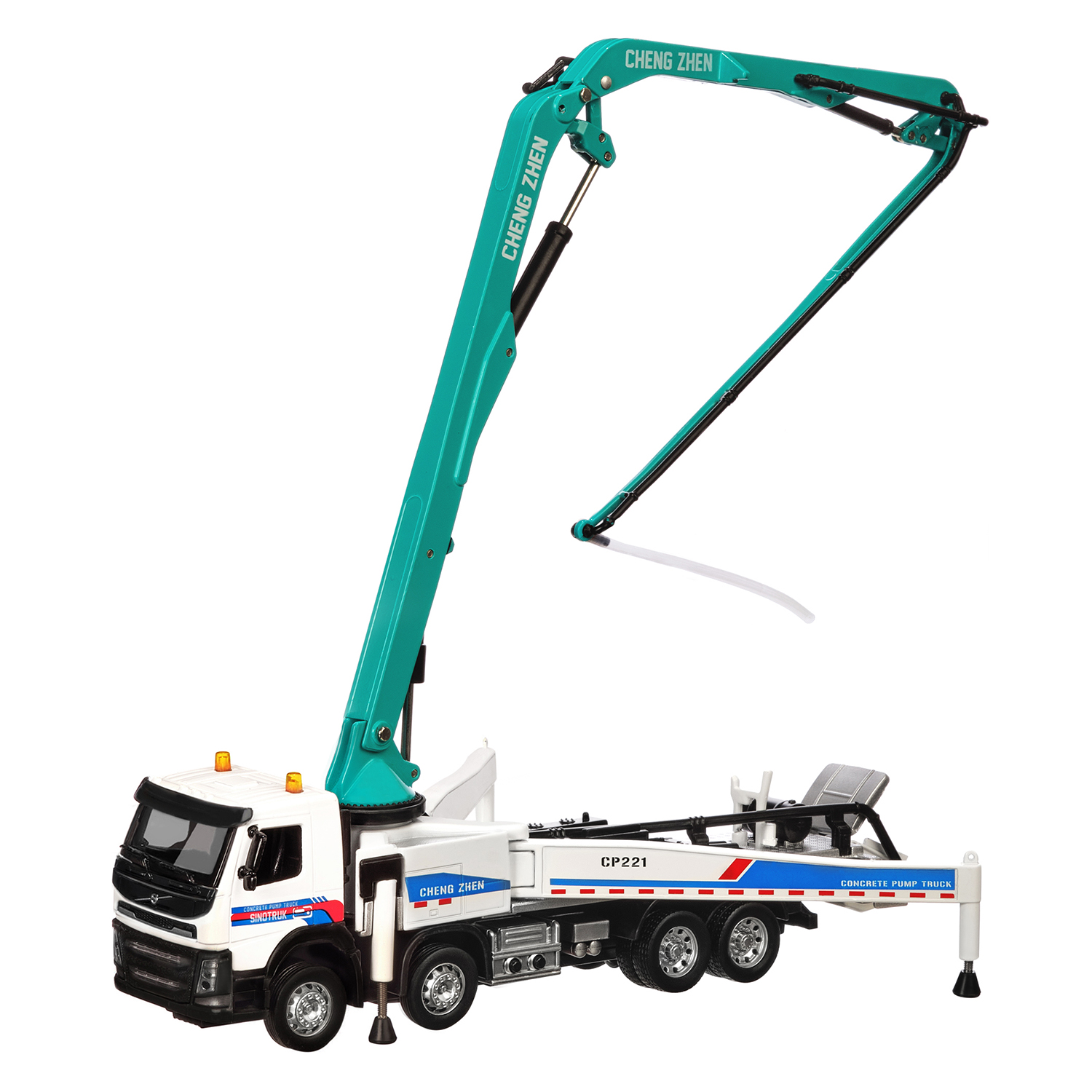 Модель мет. 1:50 Volvo бетононасос - фото 1