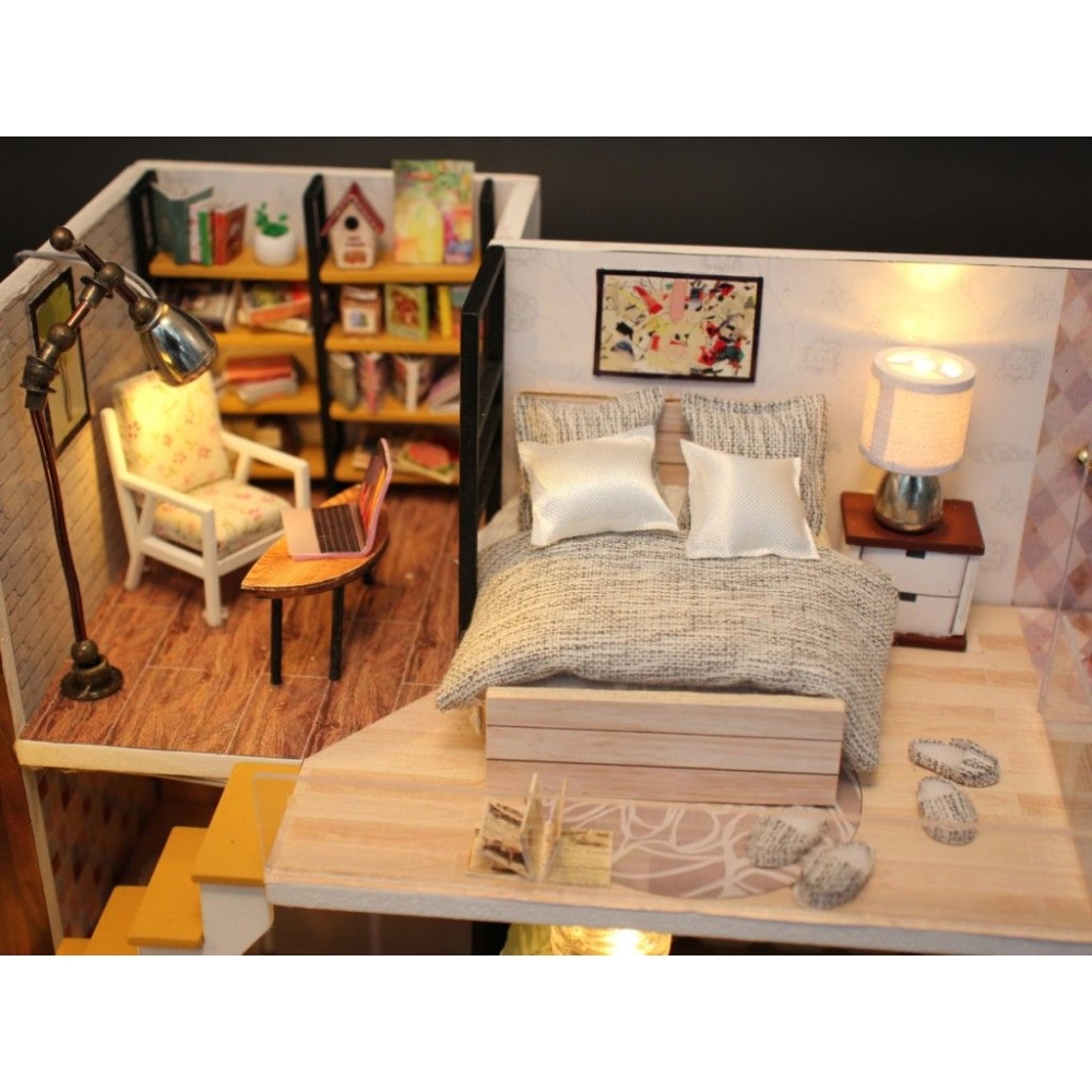 Конструктор деревянный интерьерный Домик у моря MiniHouse - миниатюра 6