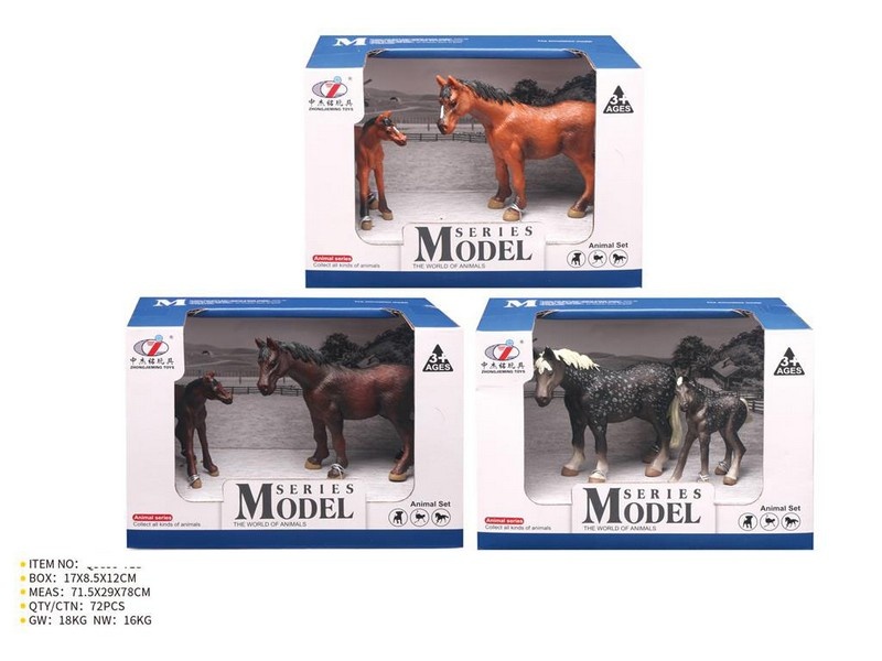 Лошадь с жеребенком в ассорт. - фото 1