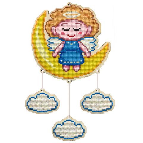 Мозаика стразами Подвеска Хранитель снов Ангелочек - фото 1