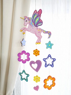 Роспись по дереву Единорог MAGIC MOMENTS - фото 1