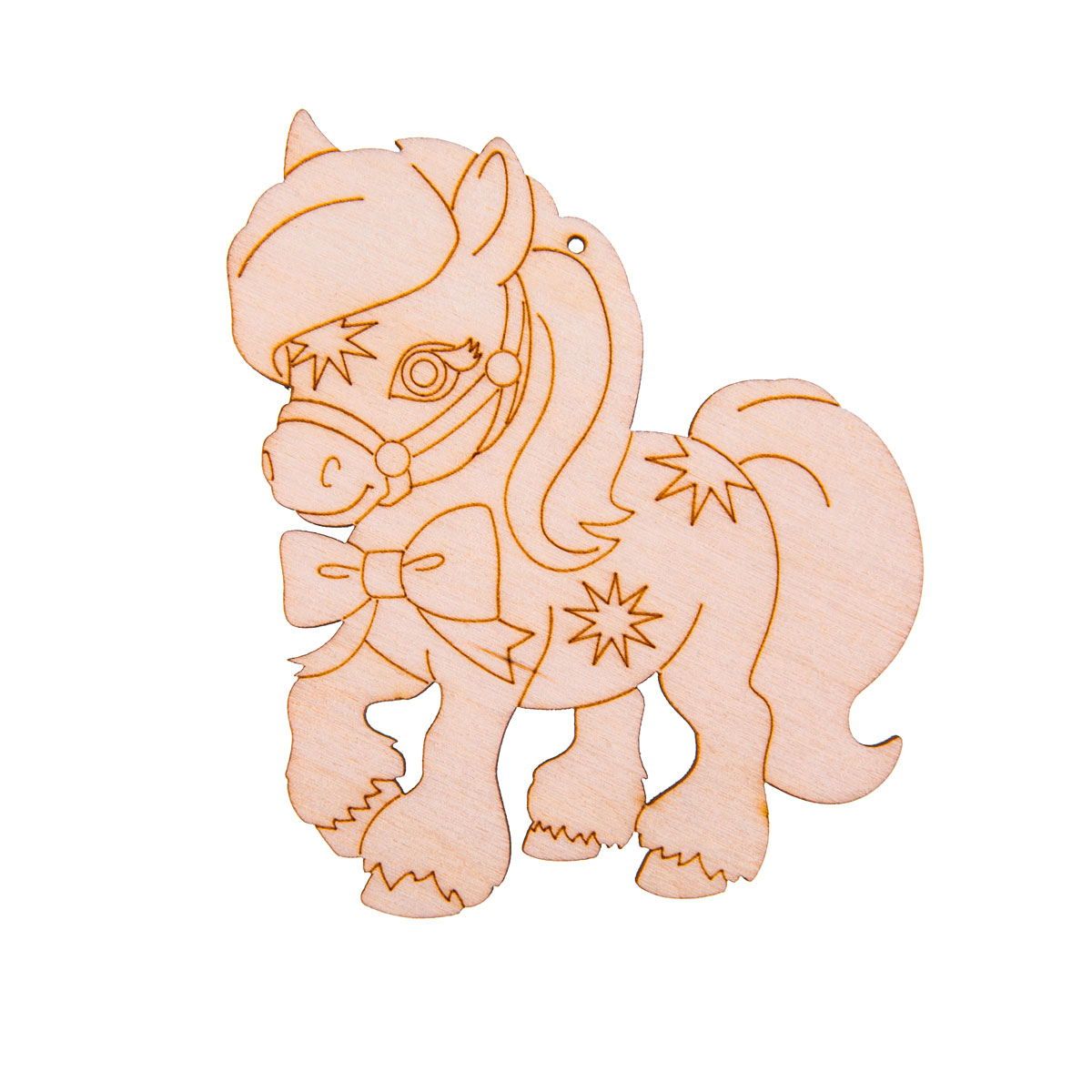 Роспись по дереву Подвеска Лошадка Mr.Carving - фото 1