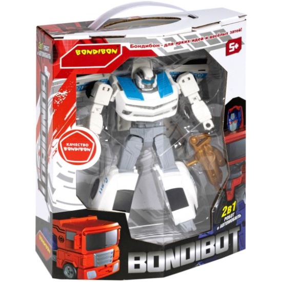 Трансформер Робот - Машина Полиция 2в1 Bondibon - фото 1