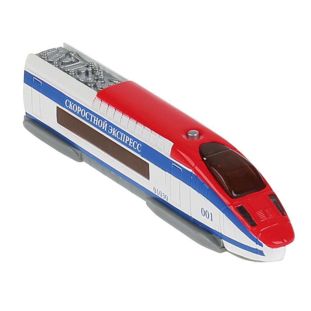 Машина металлическая ТЕХНОПАРК ПОЕЗД СКОРОСТНОЙ - фото 1