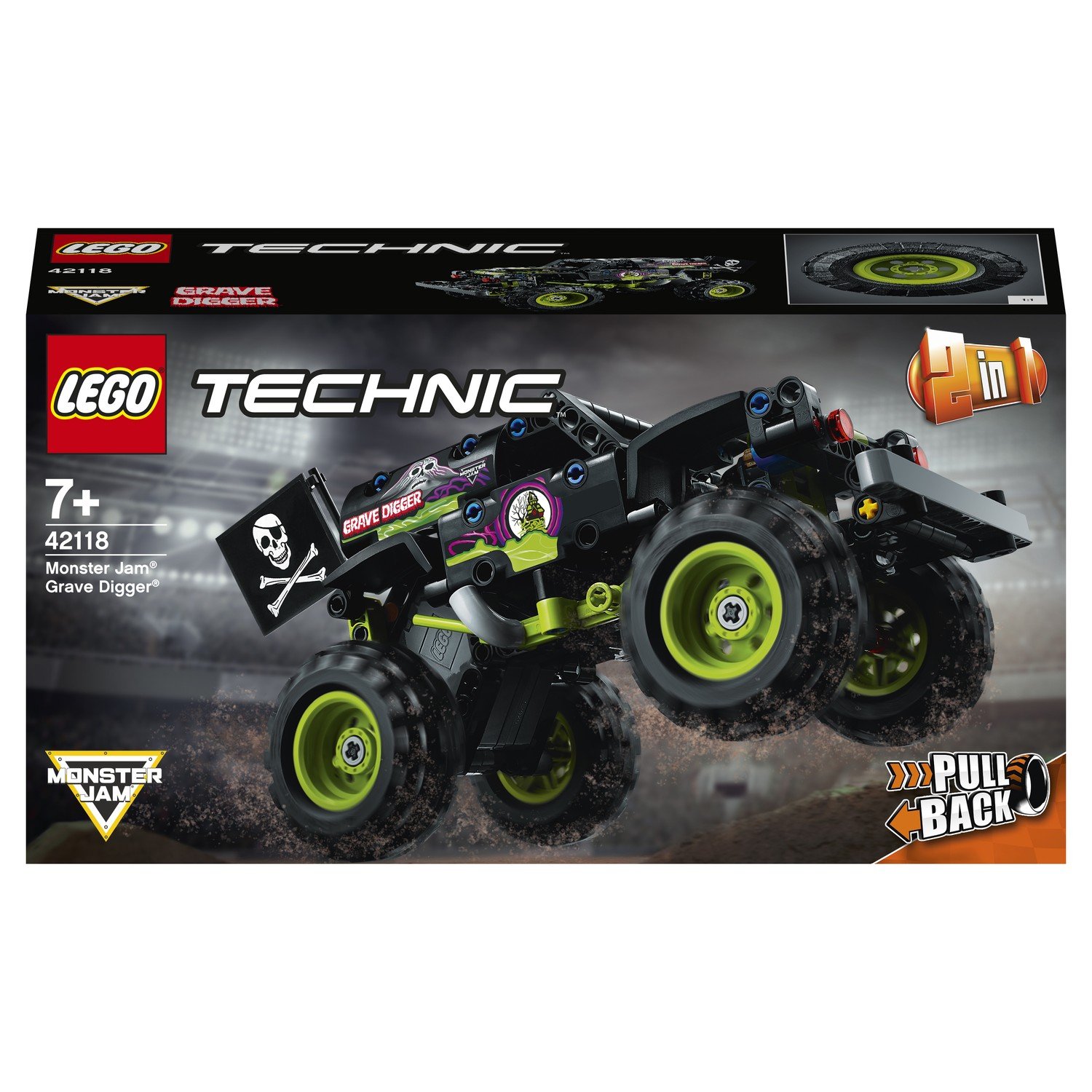 Конструктор LEGO TECHNIK Монстр-трак Grave Digger - миниатюра 2