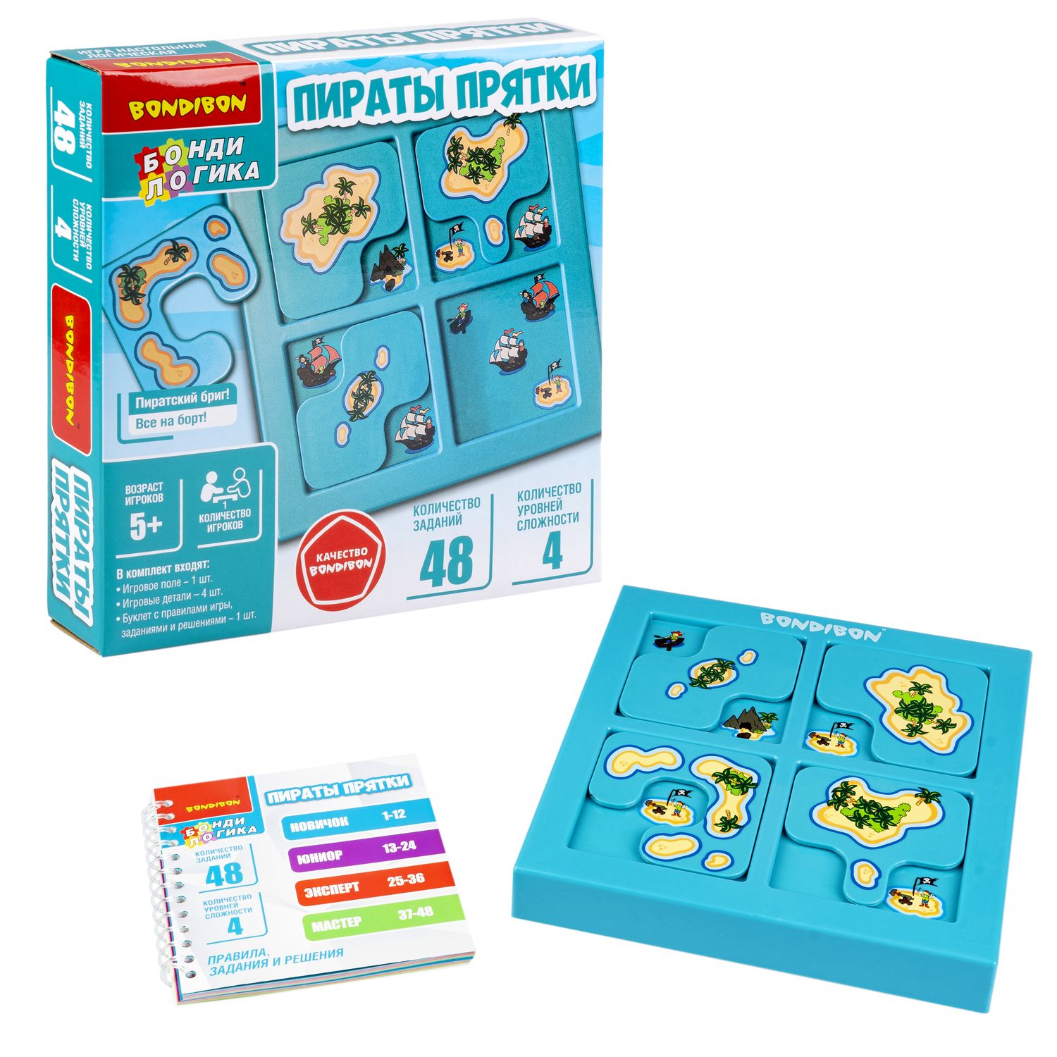 Настольная игра Пираты. Прятки Bondibon - миниатюра 2