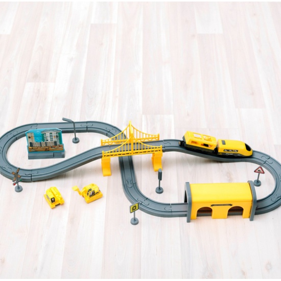 Железная дорога Строительная площадка 66 эл. Givito - миниатюра 2