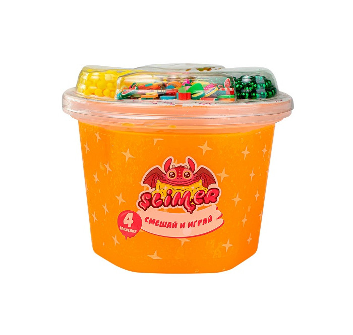 Слайм Смешай и играй оранж. - фото 1