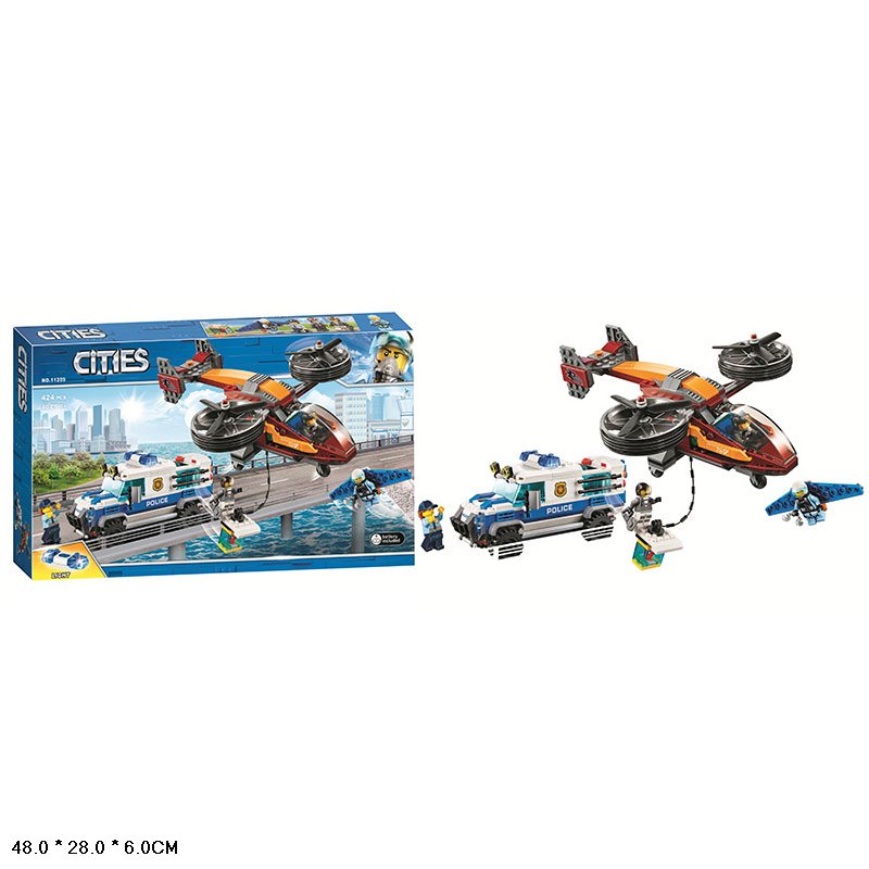 Конструктор Воздушное ограбление 424дет. - фото 1