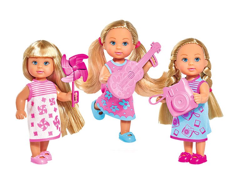 Кукла Еви 12 см с аксесс. 3 вида - фото 1