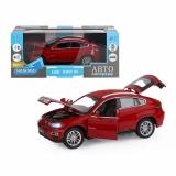 Машина металлическая Автопанорама 1:26 BMW X6 борд. свет, звук - миниатюра 2