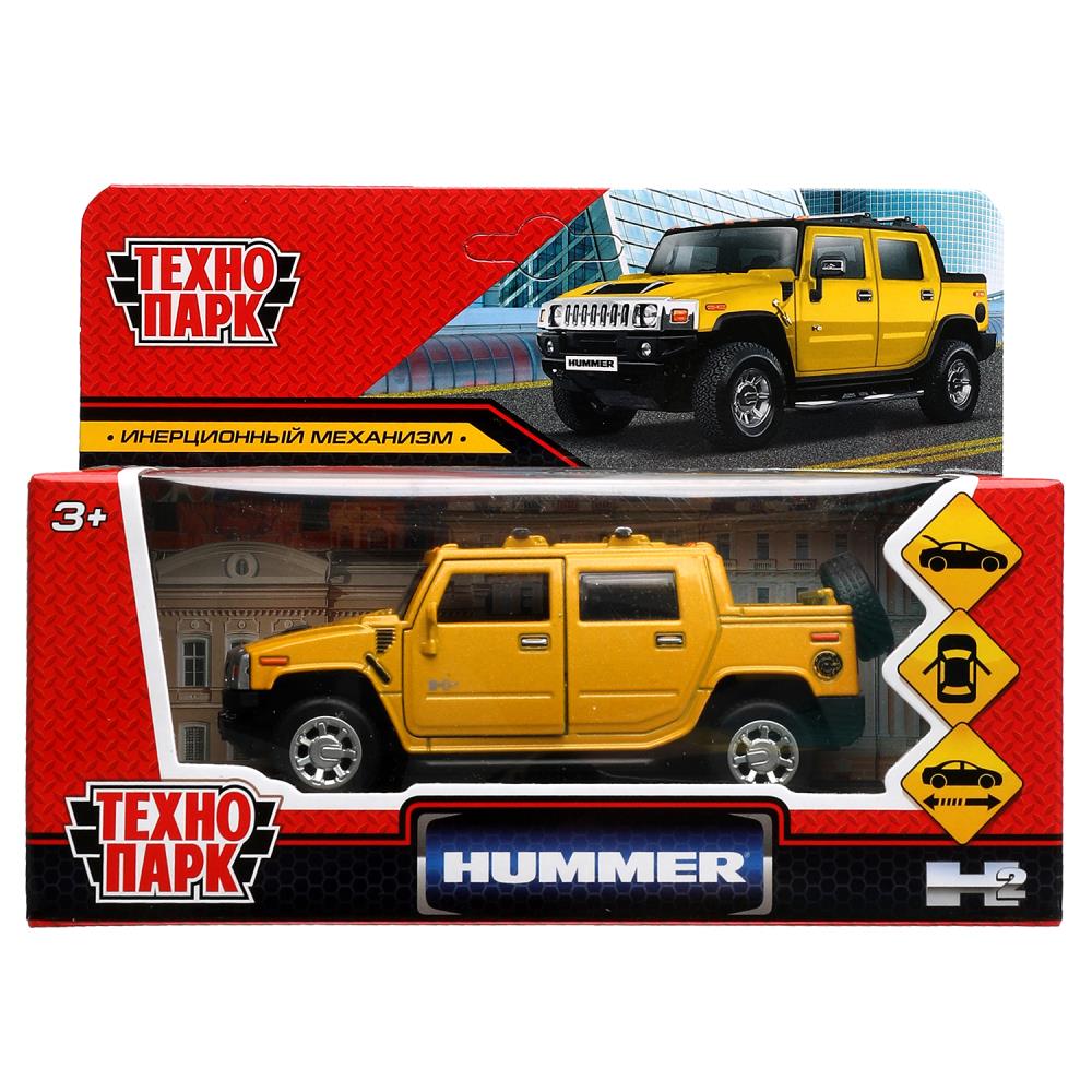 Машина металлическая ТЕХНОПАРК HUMMER H2 PICKUP желт.