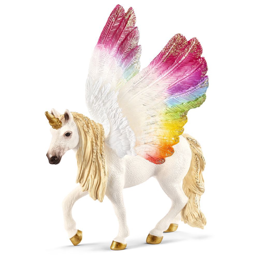Фигурка коллекционная Единорог Крылатый радужный SCHLEICH