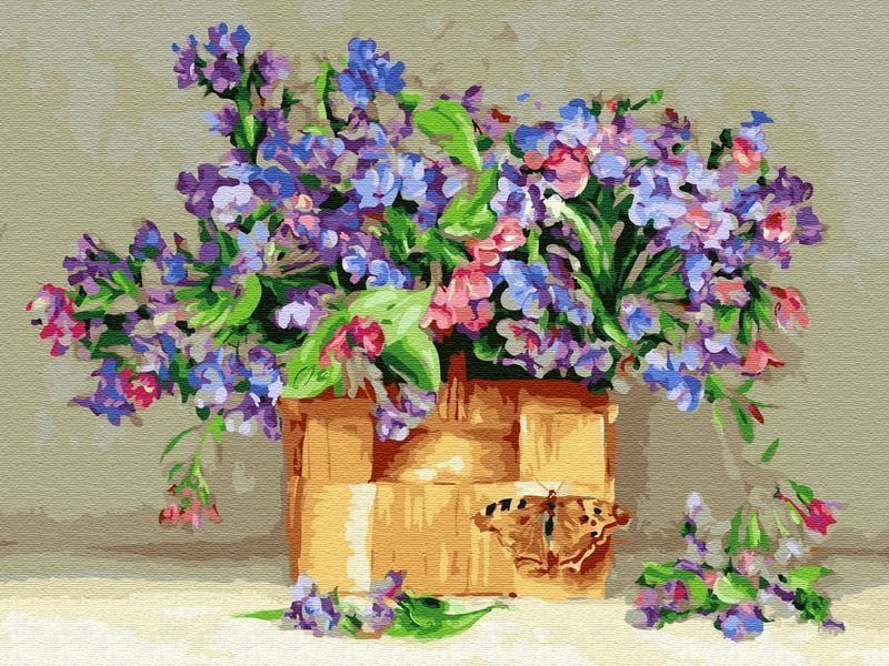 Картина по номерам 40*50 Медуницы - фото 1