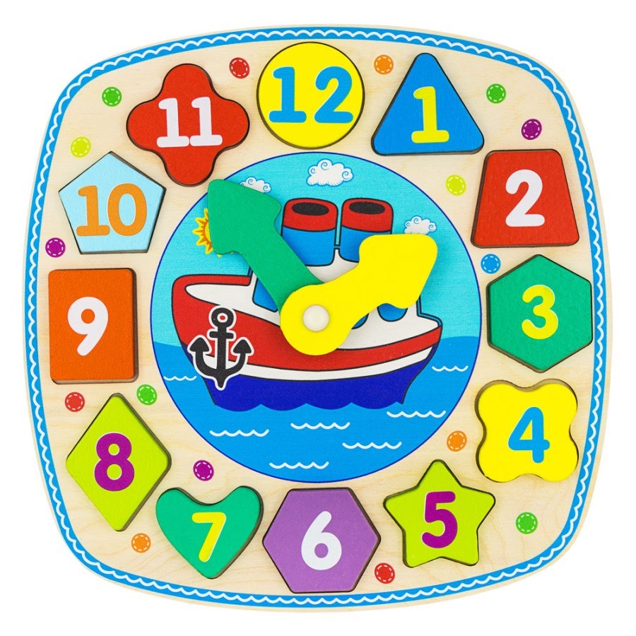 Сортер Часы Кораблик - фото 1