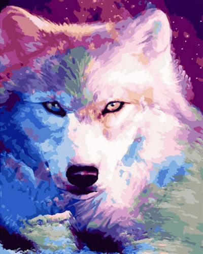 Картина по номерам 40*50 Волк - фото 1