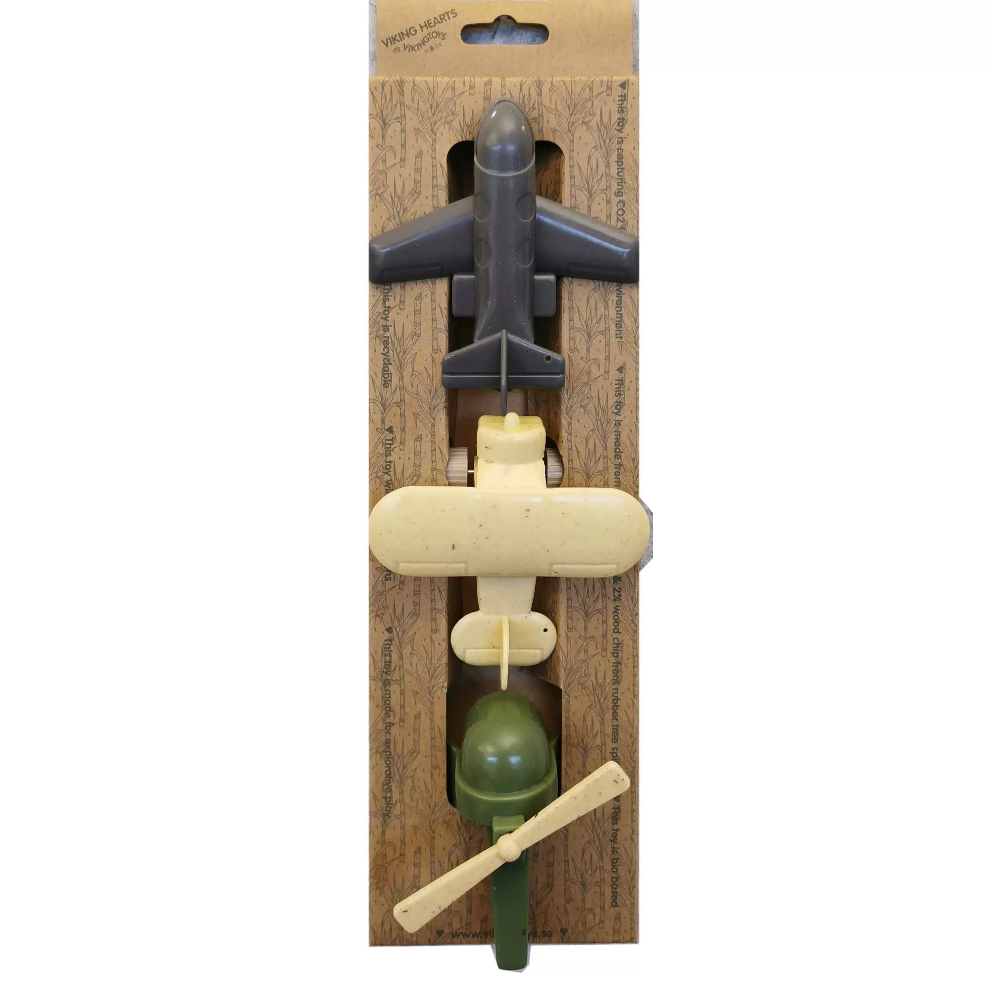 Машина Самолет 3шт ECOLINE HEARTS - миниатюра 2