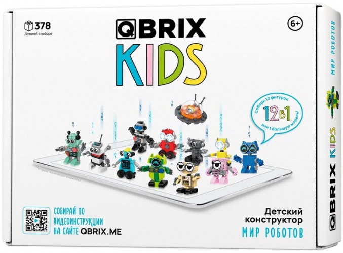 Конструктор QBRIX Мир роботов 378дет. - фото 1