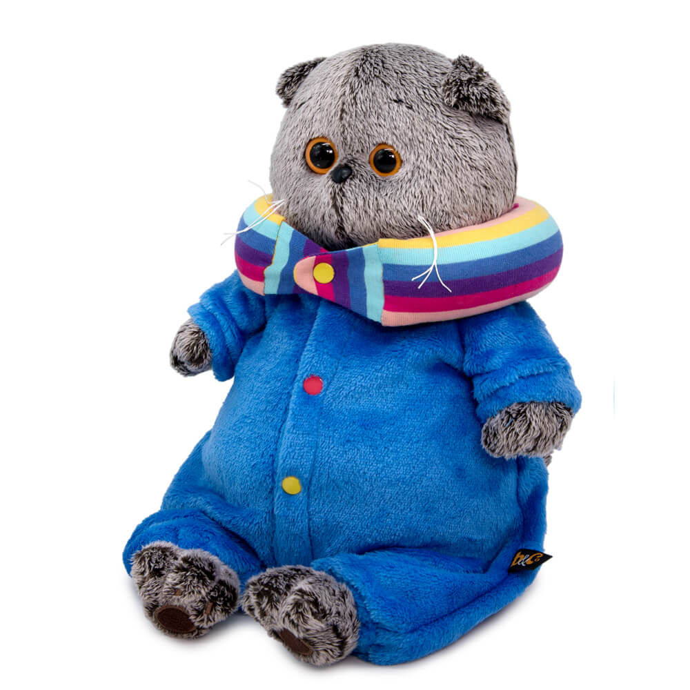 Мягкая игрушка Басик в спальном комбинезоне - фото 1