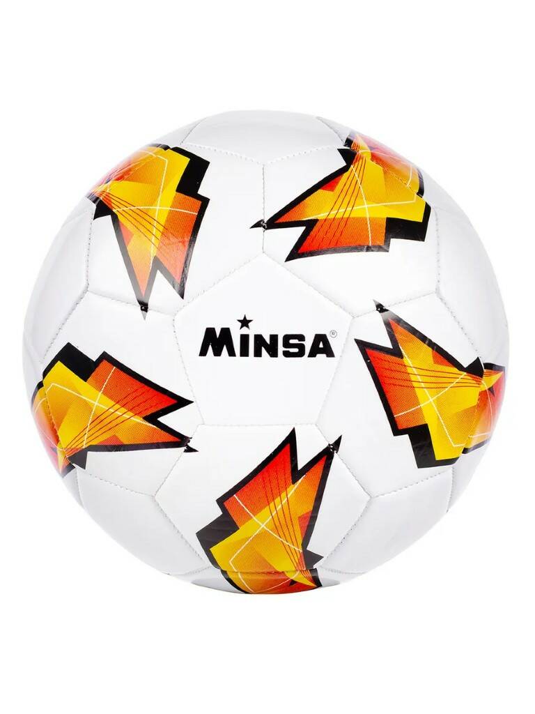 Мяч футбольный 2 слоя цвет в асс. - фото 1