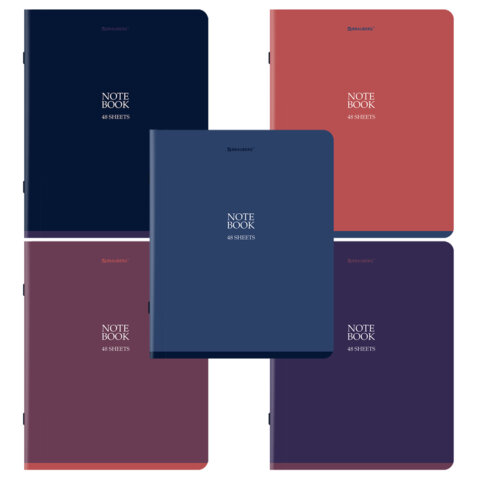 Тетрадь 48л. клетка SoftTouch NoteBookMono BRAUBERG - фото 1