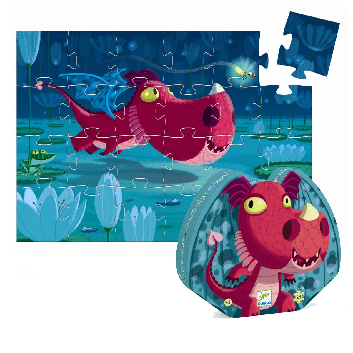Пазл Эдмонд Дракон 24 дет. DJECO - фото 1