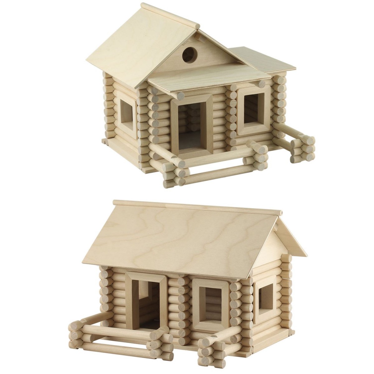 Конструктор из деревянных брусьев №3 178д. - фото 1