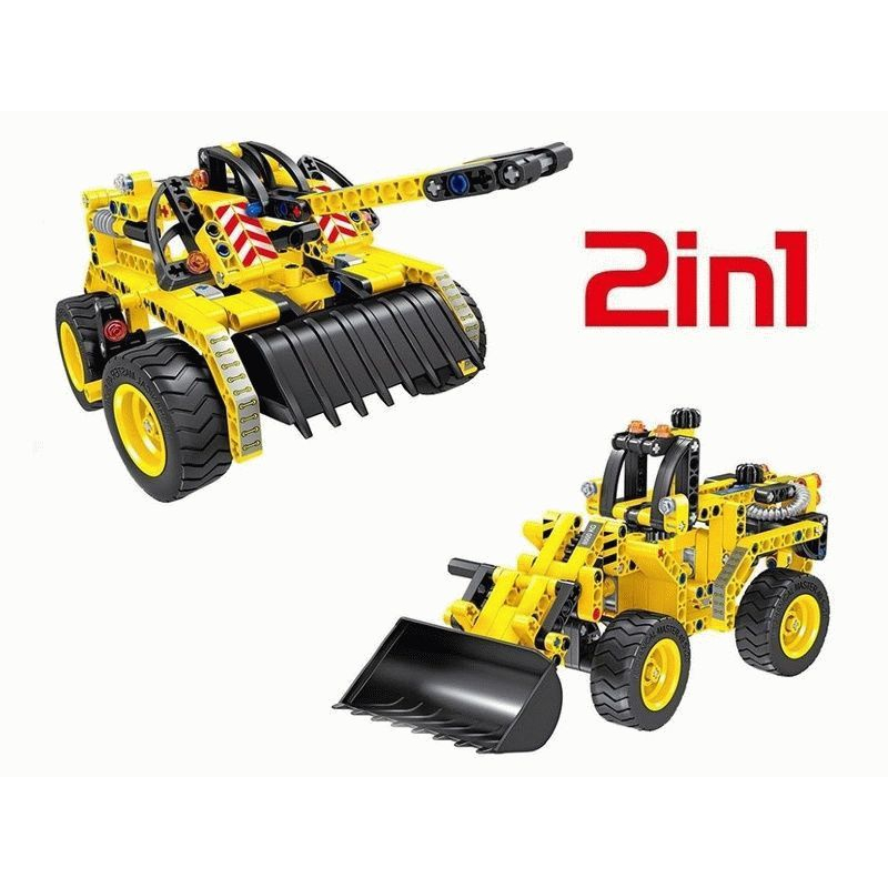 Констр. QIHUI Бульдозер и танк 2 в 1 - фото 1