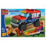  Констр. Город мастеров Джип горн. спасателей 182дет. - фото 1