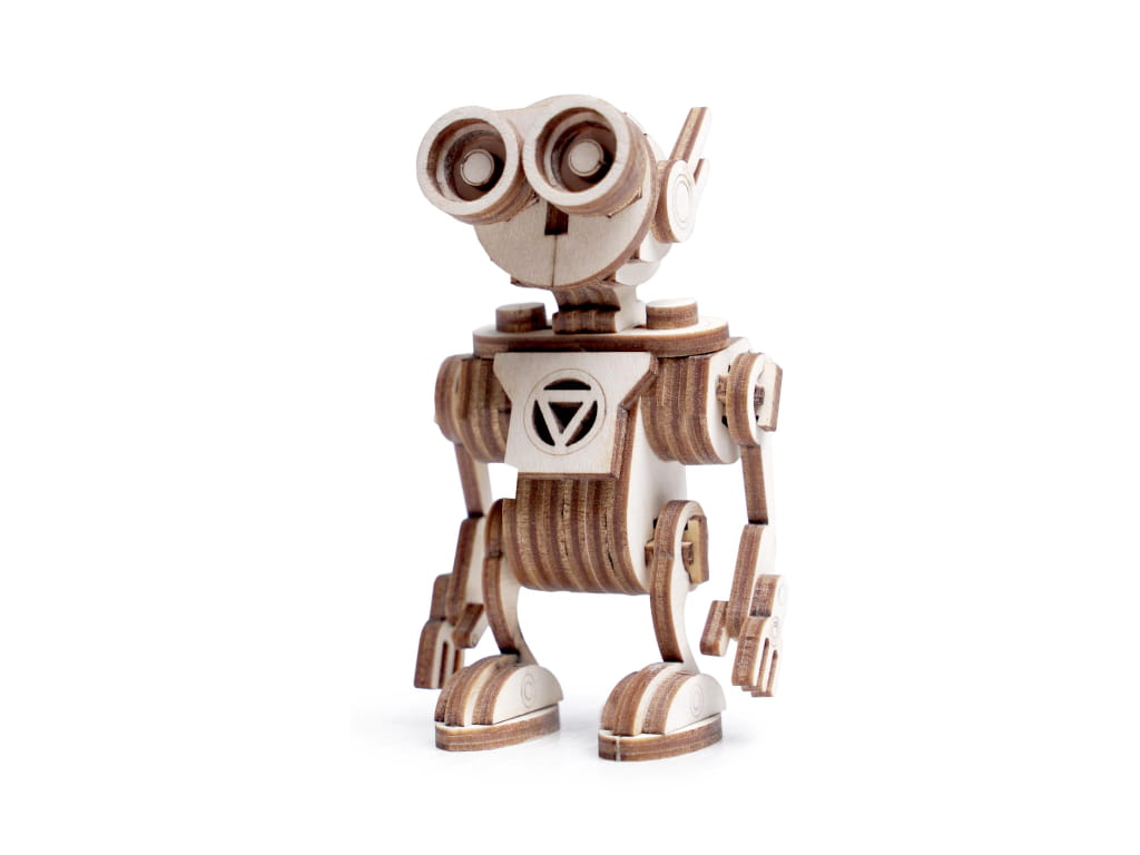 Конструктор деревянный 3D Робот Санни 60дет. Lemmo - фото 1