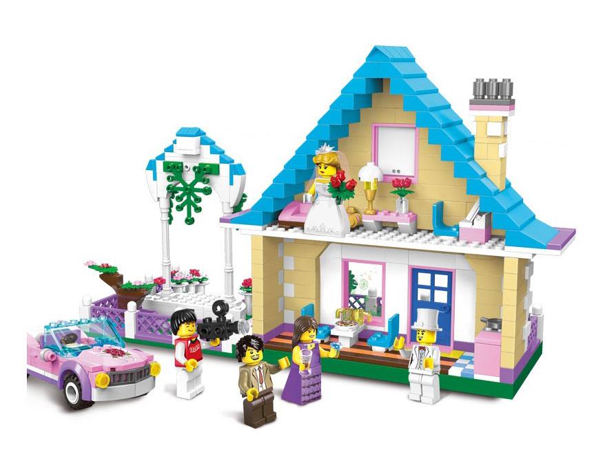 Конструктор Брик Молодожены 632 дет. - фото 1